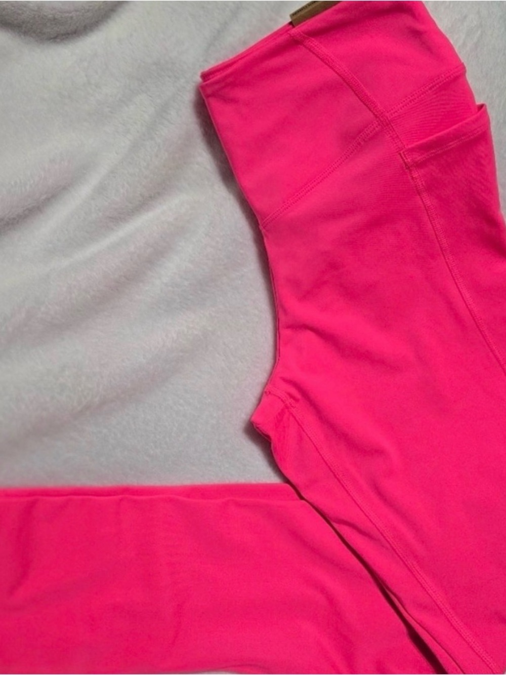 Women's NWT PINK High-Waist Leggings - Hot Pink